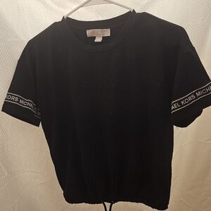 Women’s Michael  Kors Black T- Shirt Top, Sz. XS, Ret $88.00